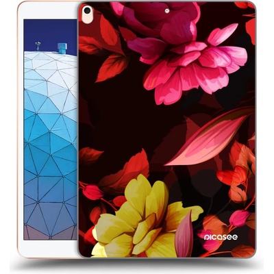 Picasee silikónový prehľadný obal Apple iPad Air 10.5 2019 3.generace Dark Peonny