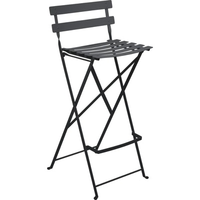 Fermob Bistro Antracitová kovová skládací