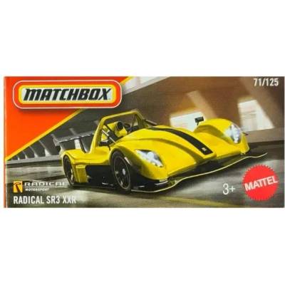 Mattel Matchbox: Малка количка в картонена кутия Radical SR3 XXR (JHR47)