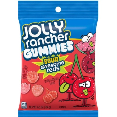 Jolly Rancher Gummies Sour Awesome Reds 184 g