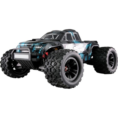 Amewi Hyper Go MTX10 modrá bezkefkový RC model auta elektrický monster truck RtR 2,4 GHz 1:10