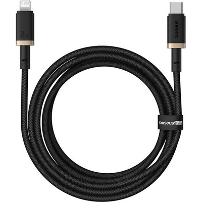 Baseus P10377800U01-02 Rýchlonabíjací USB-C/Lightning 20W, 2m, černo-zlatý