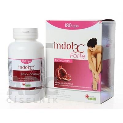 INDOL3C FORTE for woman cps trojmesačná kúra 1x180 ks