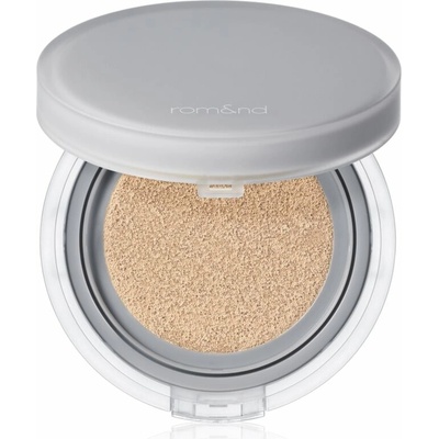 rom&nd Nu Zero Cushion ľahký ochranný make-up v hubke pre rozjasnenie pleti 03 natural 21 15 g