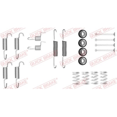 QUICK BRAKE Sada prísluženstva čeľustí parkovacej brzdy 1050025