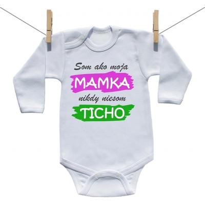 Body s dlhým rukávom Som ako moja mamka ...