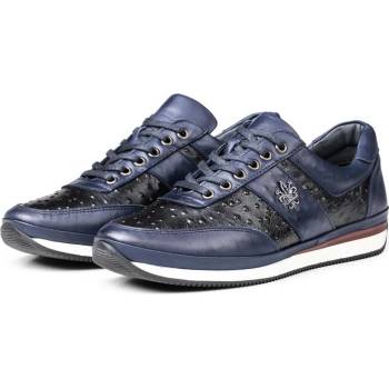 Ducavelli Мъжки обувки от естествена кожа - Тъмносини #311491 (311491_Тъмносин)