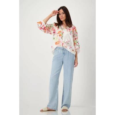 Monari kalhoty 409624 modrá jeans