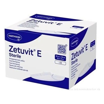 Zetuvit E Sterile sterilní absorpční kompres 10x10 cm (25 ks)