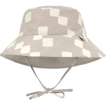 Lassig Слънцезащитна шапка Lassig - Bucket Hat, Checkerboard Stone, размер 45/47, 7-12 м (4066239165558) - baby