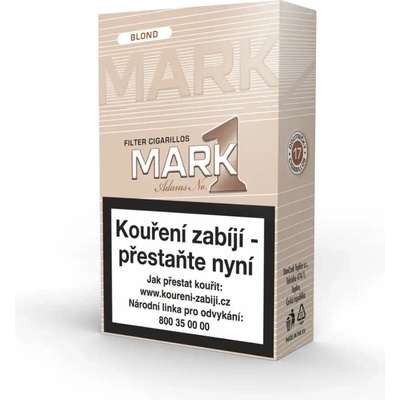 Mark Adams No.1 Filter Cigarillos Blond 17 ks