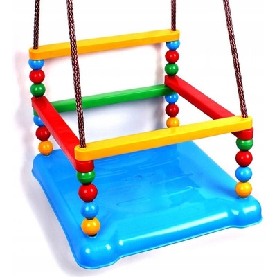 Teddies houpačka plast 35 x 34 cm nosnost 40 kg zelená