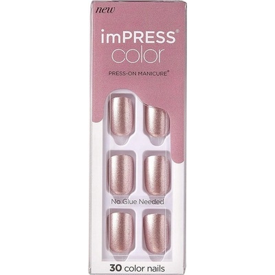 Kiss imPRESS Samolepiace nechty Color Paralyzed Pink 30 ks