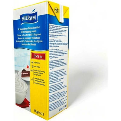 Živočišná šlehačka Milram 35% (1 l) dortis