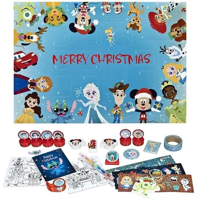 DISNEY Adventní kalendář POSTAVY WALT pro děti
