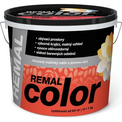 REMAL COLOR - tónovaný maliarsky náter s jemnou vôňou 6 kg 0890 - jahoda