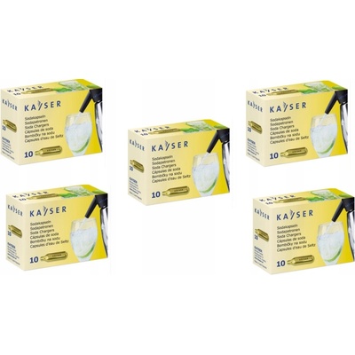 Bombičky CO2 pro sodovku sifon saturátor 50 ks | KAYSER 11022