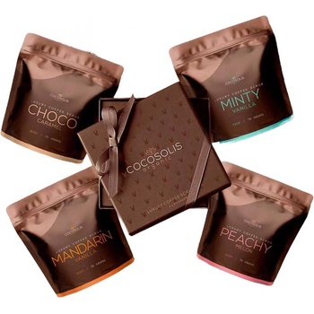 Cocosolis Луксозна кутия с 4 натурални био скраба, 4 x 70 g