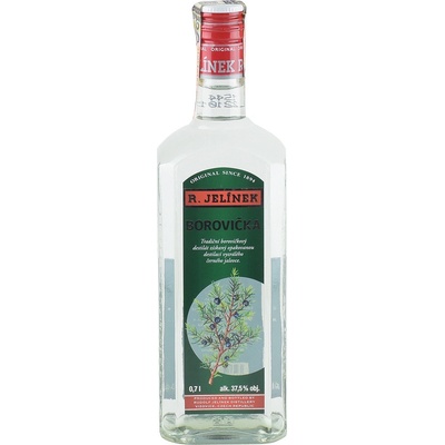 Rudolf Jelínek Borovička 37,5% 0,7 l (čistá fľaša)