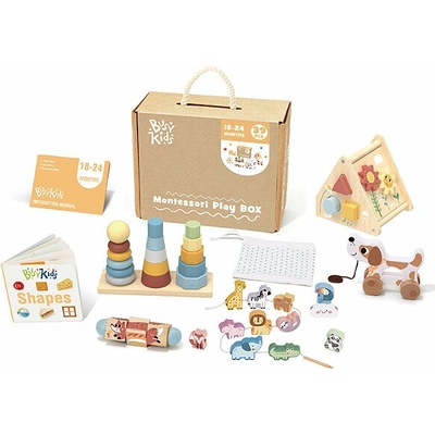 BusyKids Montessori Edukační box pro děti 18 - 24 měsíců