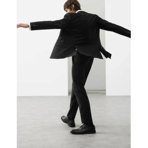 Marks & Spencer Леко заострени панталони от вълнена смес Marks & Spencer Marks & Spencer | Cheren | МЪЖЕ | L