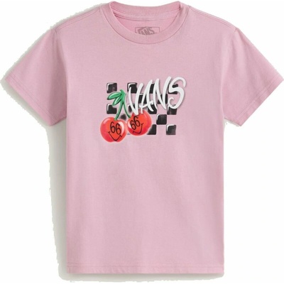 Vans TRIKO Checker Cherries S/S KIDS růžová 2