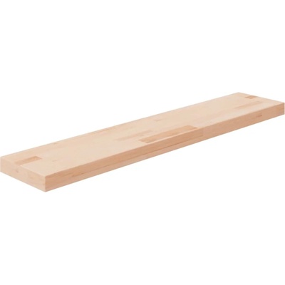 vidaXL Дъска за рафт, 100x20x4 см, необработен масивен дъб (342951)