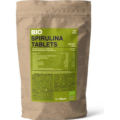 GymBeam Bio Spirulina 500 tabliet