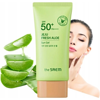 The Saem Jeju Fresh Aloe Sun Gel SPF50+ PA++++ 50 g