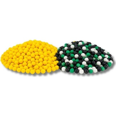Cukrové perly SweetArt žluté a Football mix 5 mm (120 g)