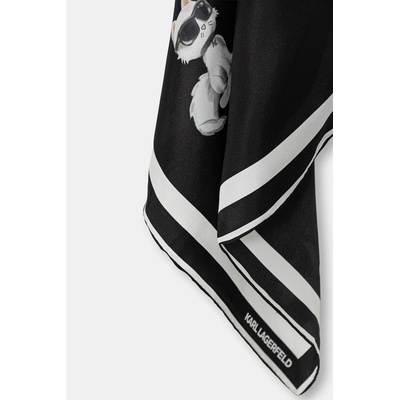 Karl Lagerfeld Копринено шалче Karl Lagerfeld IKON (B1W33083)