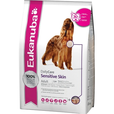 Eukanuba Daily Care Sensitive Skin 2 x 12 kg