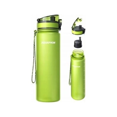 AQUAPHOR City filtering bottle 800 ml, green