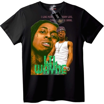 Тениска 'Обичам хора, които се наслаждават на живота' на Lil Wayne - 5XL, White