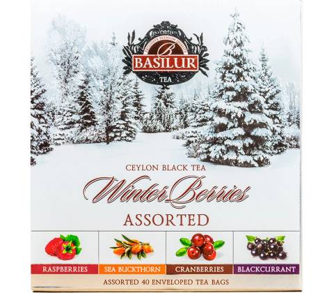 Basilur Winter Berries Assorted 40 ks