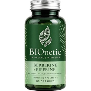 BIOnetic Berberine + BioPerine, 60 капсули, BiOnetic (7997-00)