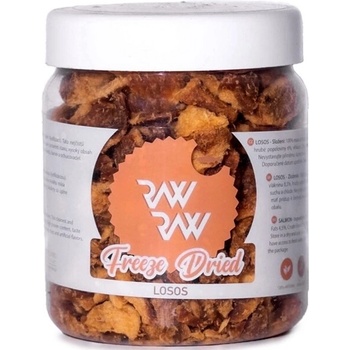 Raw Raw pochúťka mrazom sušené mäso z Lososa 110 g