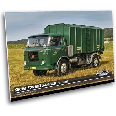 Obraz č. 04 - ŠKODA 706 MTS 24ch VLH (1968 - 1988) 100 x 70 cm