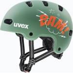 uvex Детска каска UVEX Kid 4 Style bam moss green/papaya matt