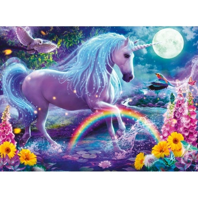 RAVENSBURGER Třpytivé Jednorožec XXL 100 dielov