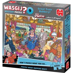 Jumbo Wasgij Retro Mystery #9 Great Train Robbery 1000 Pieces (1110100504)