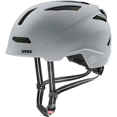 uvex Каска за велосипед Uvex Urban Planet LED Bike helmet - Rhino Matt - размер 54-58 cm (851-1473-0411)