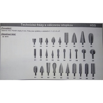 Fréza technická 64/3 - 64/3