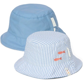 Little Dutch Двустранна шапка с периферия Little Dutch - Stripes Ocean Blue, размер 2, 1-2 г (CL25038906)