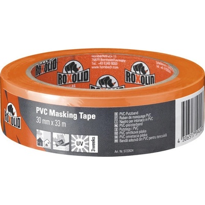 ROXOLID PVC maskovacia páska 30 mm x 33 m oranžová
