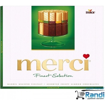 merci Бонбони Merci mandel - зелено 250гр