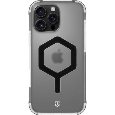 Tactical Хибриден удароустойчив кейс с MagSafe за iPhone 16 Pro Max - Tactical MagForce Hexagon Cover (черен-прозрачен) (57983127310)