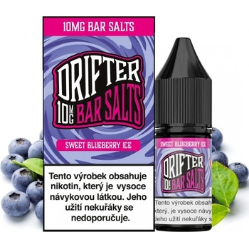 Juice Sauz Drifter Bar Salts Sweet Blueberry Ice 10 ml 10 mg