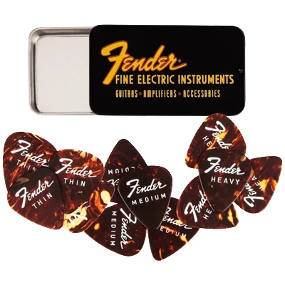 Fender Fine Electric Pick Tin (12)