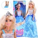 Anlily Bábika Princezná v Modrých šatách + Korunka